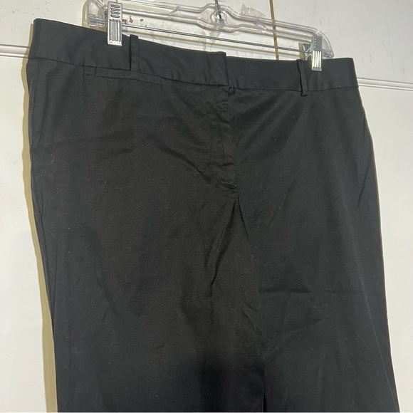 Talbots Signature Straight Leg Pants Black Size 12 Office Career - Picture 3 of 8